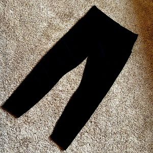 Athlete “Moto” Black Leggings
